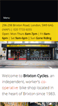 Mobile Screenshot of brixtoncycles.co.uk