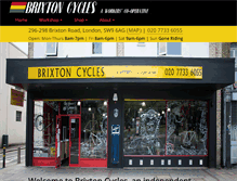 Tablet Screenshot of brixtoncycles.co.uk